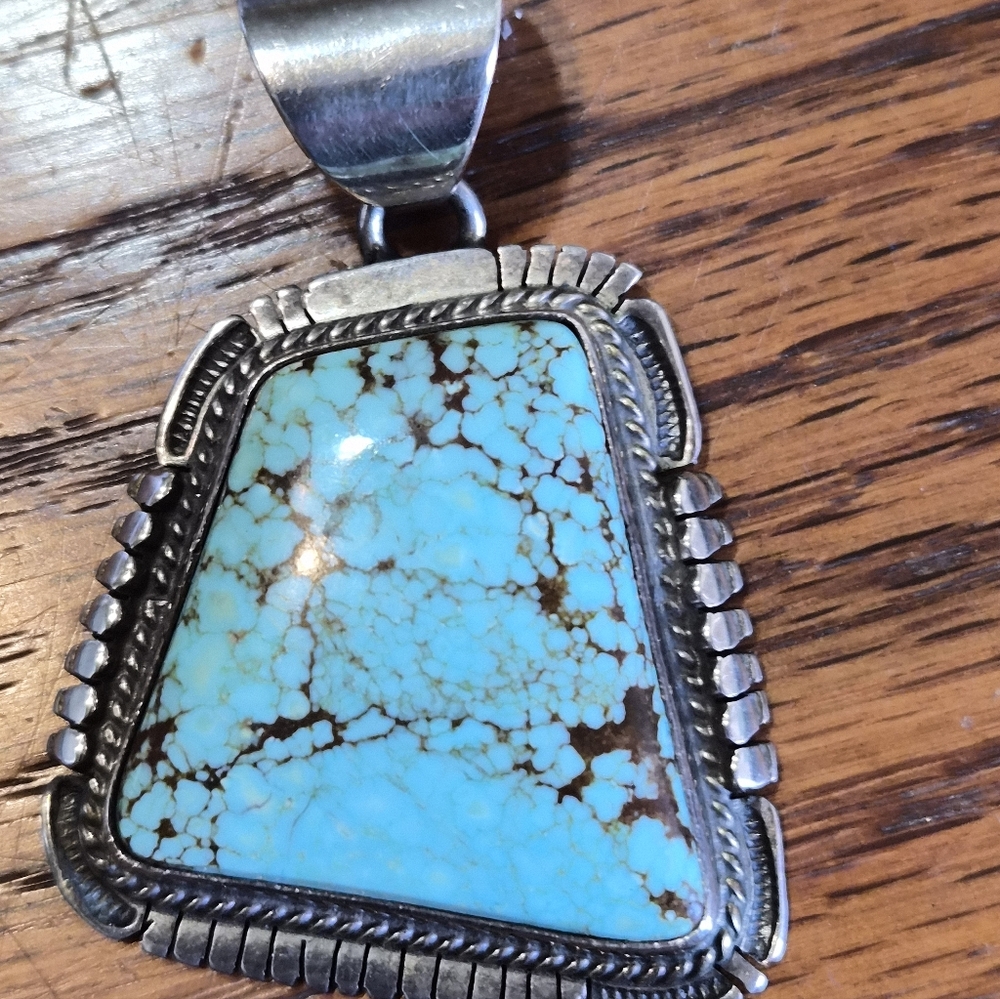 Navajo Sterling Silver Ladies Pendant by Bennie Ration